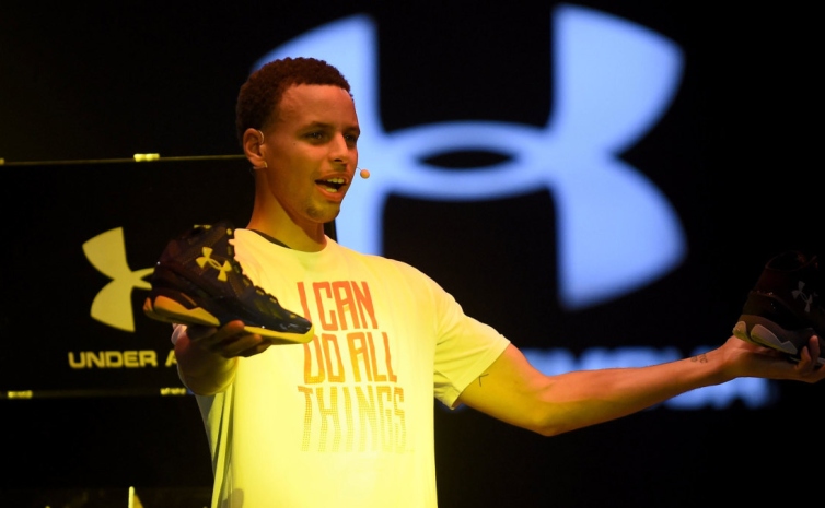 Contrato de curry con fashion under armour